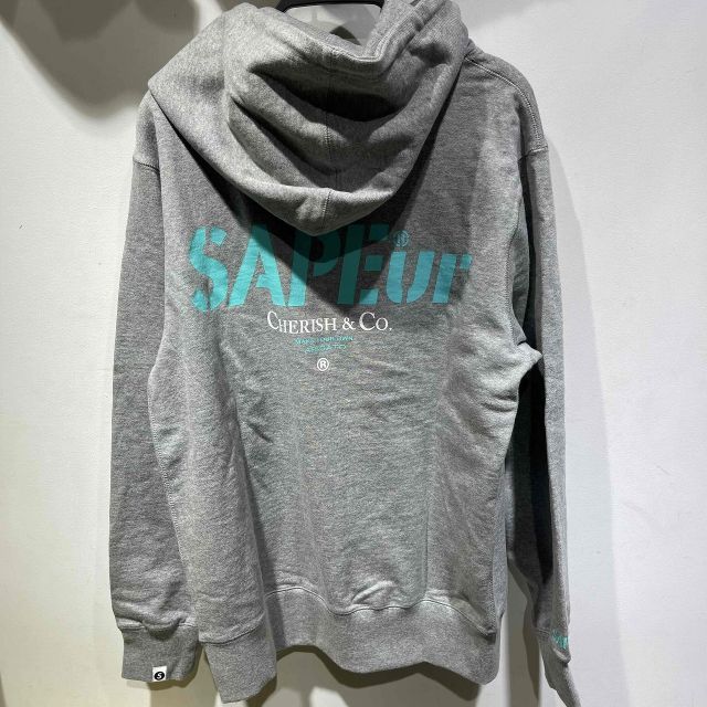 SAPEur CHERISH & CO HOODIE Sサイズ サプール ロゴフーディーパーカー 