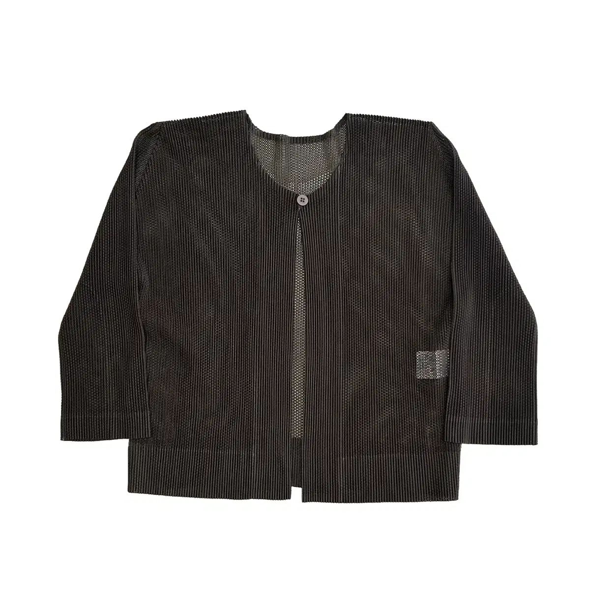 3 ISSEY MIYAKE イッセイミヤケ メッシュ スポーツブラ ブラウン カーディガン