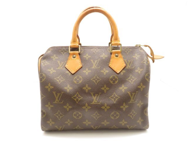 LOUIS VUITTON ルイ・ヴィトン バッグ スピーディ25 モノグラム ﾊﾞｯｸﾞ M41528 ハンドバッグ モノグラムキャンバス/モノグラム ブラウン レディース【中古】(431)