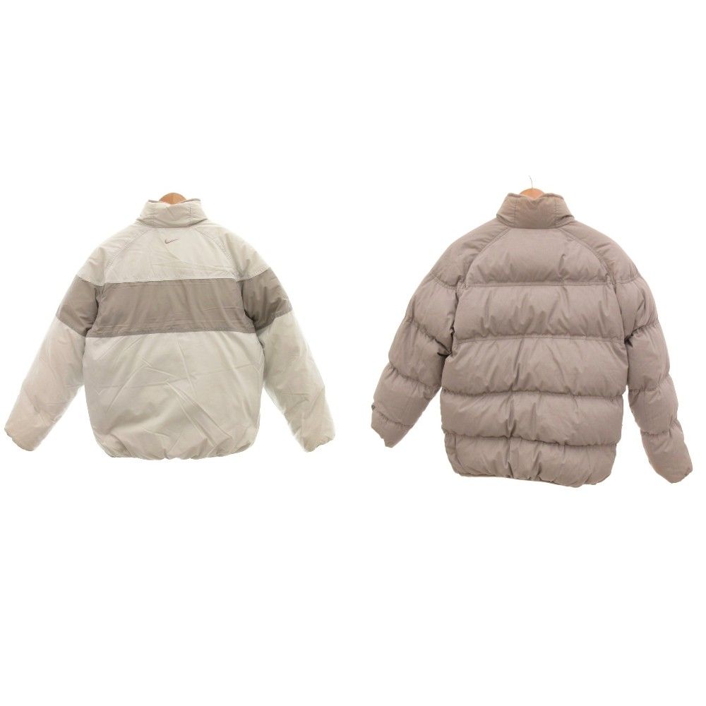 ナイキ NIKE リバーシブルダウンジャケット 上着 170/88A 白 ホワイト 