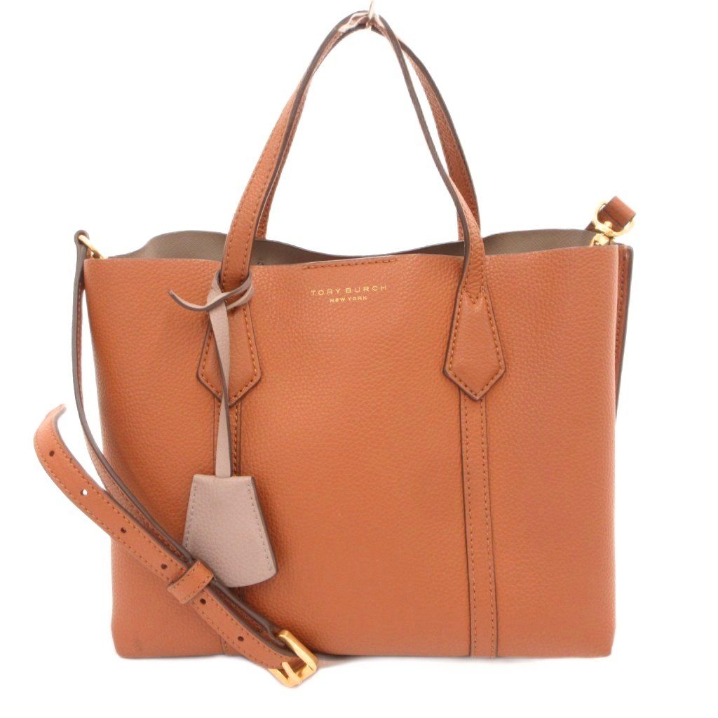 トリーバーチ　2wayバッグ　パーティーバッグ トリーバーチ TORY BURCH ショルダーバッグ トートバッグ 2WAY 茶