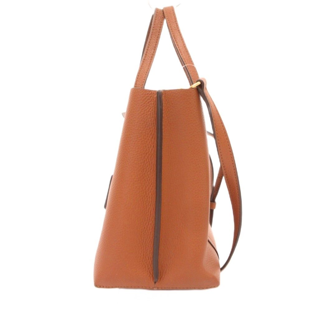 トリーバーチ TORY BURCH ショルダーバッグ トートバッグ 2WAY 茶