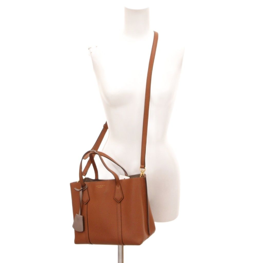 トリーバーチ TORY BURCH ショルダーバッグ トートバッグ 2WAY 茶