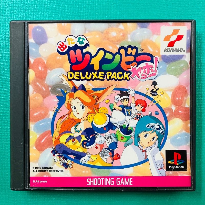 帯あり】PS1 出たなツインビーヤッホー! DELUXE PACK KONAMI コナミ
