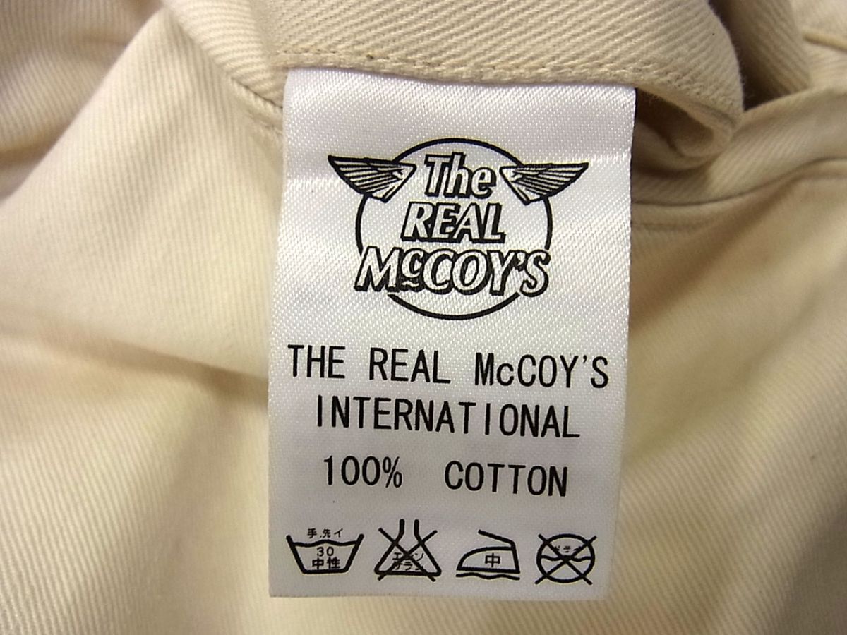☆THE REAL McCOY'S 8HOUR UNION リアルマッコイズ LOT 207 チノパン