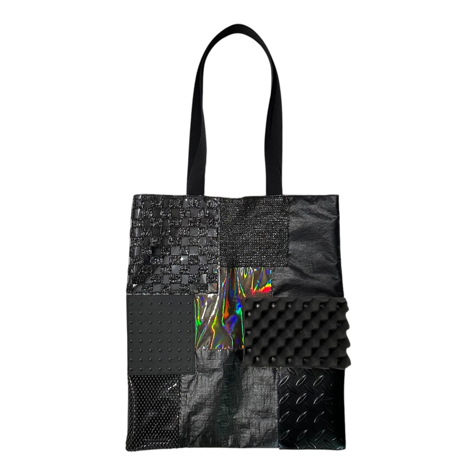 JUNYA WATANABE(ジュンヤワタナベ) 25SS Mixed-Fabric Patchwork Tote