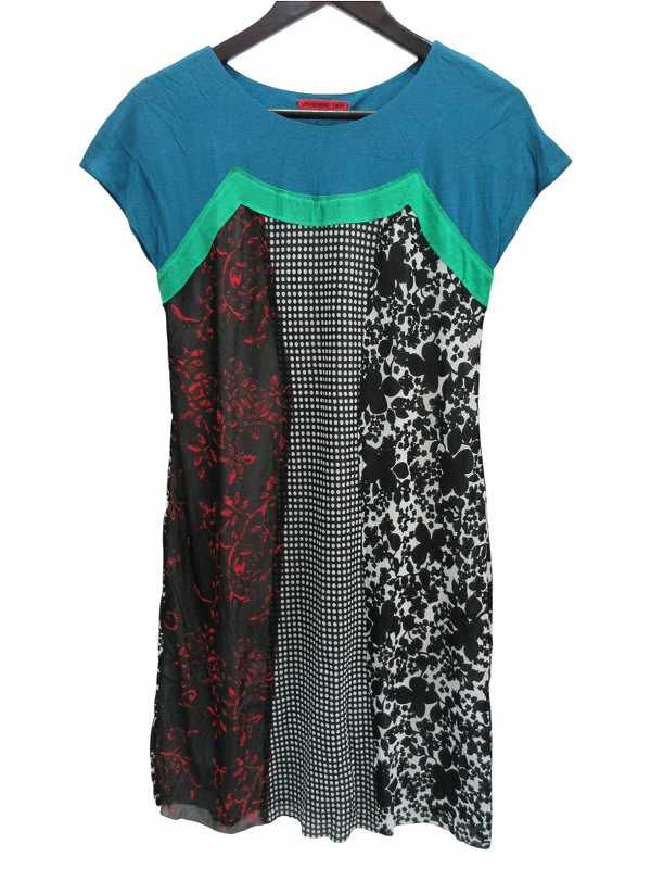 ヴィヴィアンタム VIVIENNE TAM ワンピース ひざ丈 015-140011 マルチカラー 0サイズ レディース