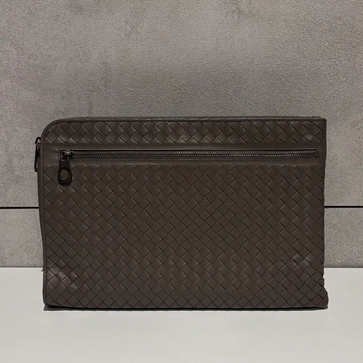 正規品/OS ボッテガ・ヴェネタ イントレチャート クラッチバッグ