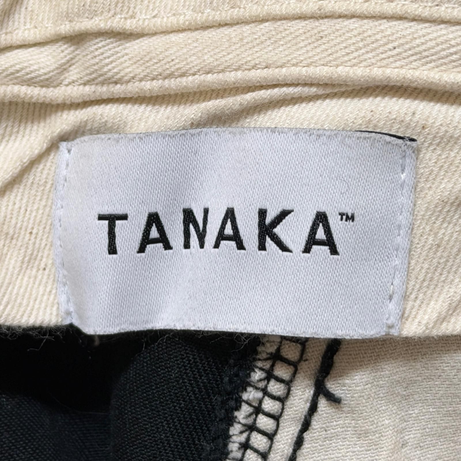 参考上代35200円 TANAKA  × WISM 別注 COTTON WIDE TROUSERS コットンワイドトラウザーズ チノパンツ コラボ タナカ  × ウィズム ST-169 ブラック 31 （15817M） 参考上代35200円 TANAKA × WISM 別注 COTTON WIDE TROUSERS コットン