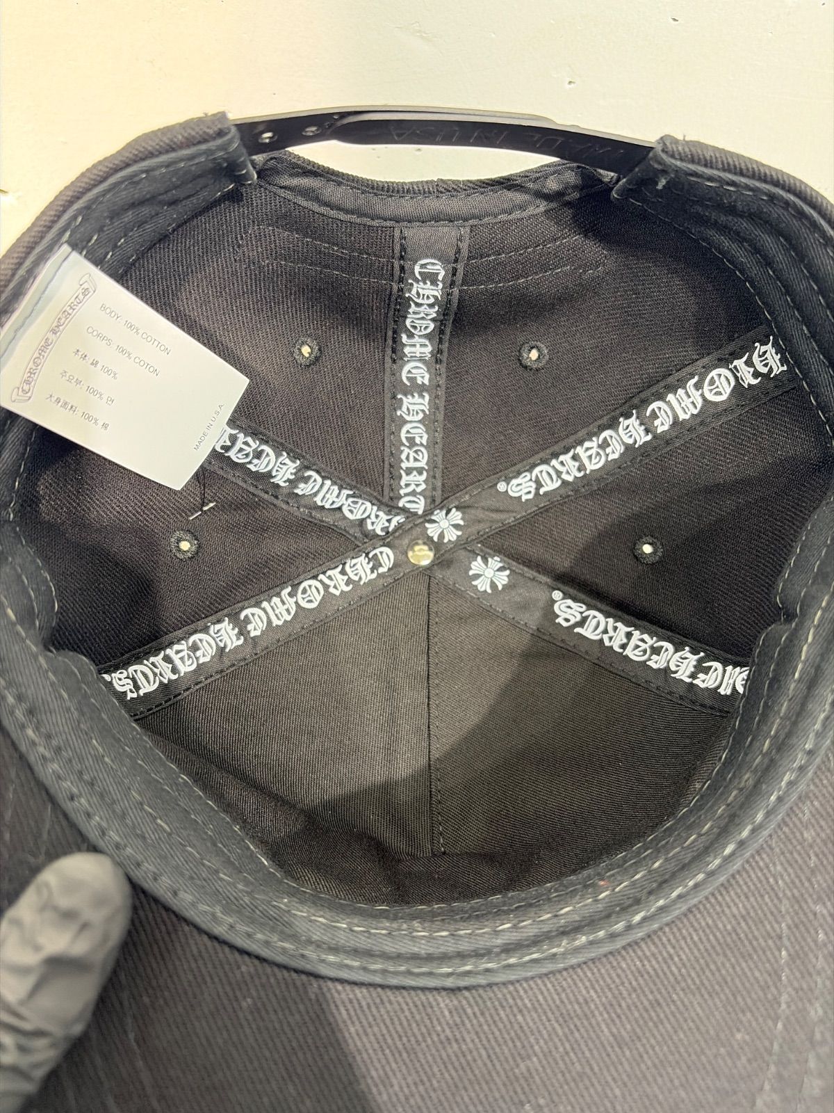 新品 CHROME HEARTS クロムハーツ RS3 ベースボールキャップ 新品 CHROME HEARTS クロムハーツ RS3 ベースボールキャップ