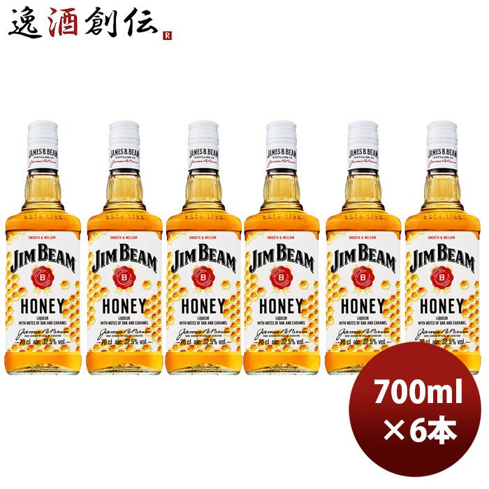 サントリー ジムビーム ハニー 新 700ml × 1ケース / 6本 春 バレンタイン のし・ギフト対応不可