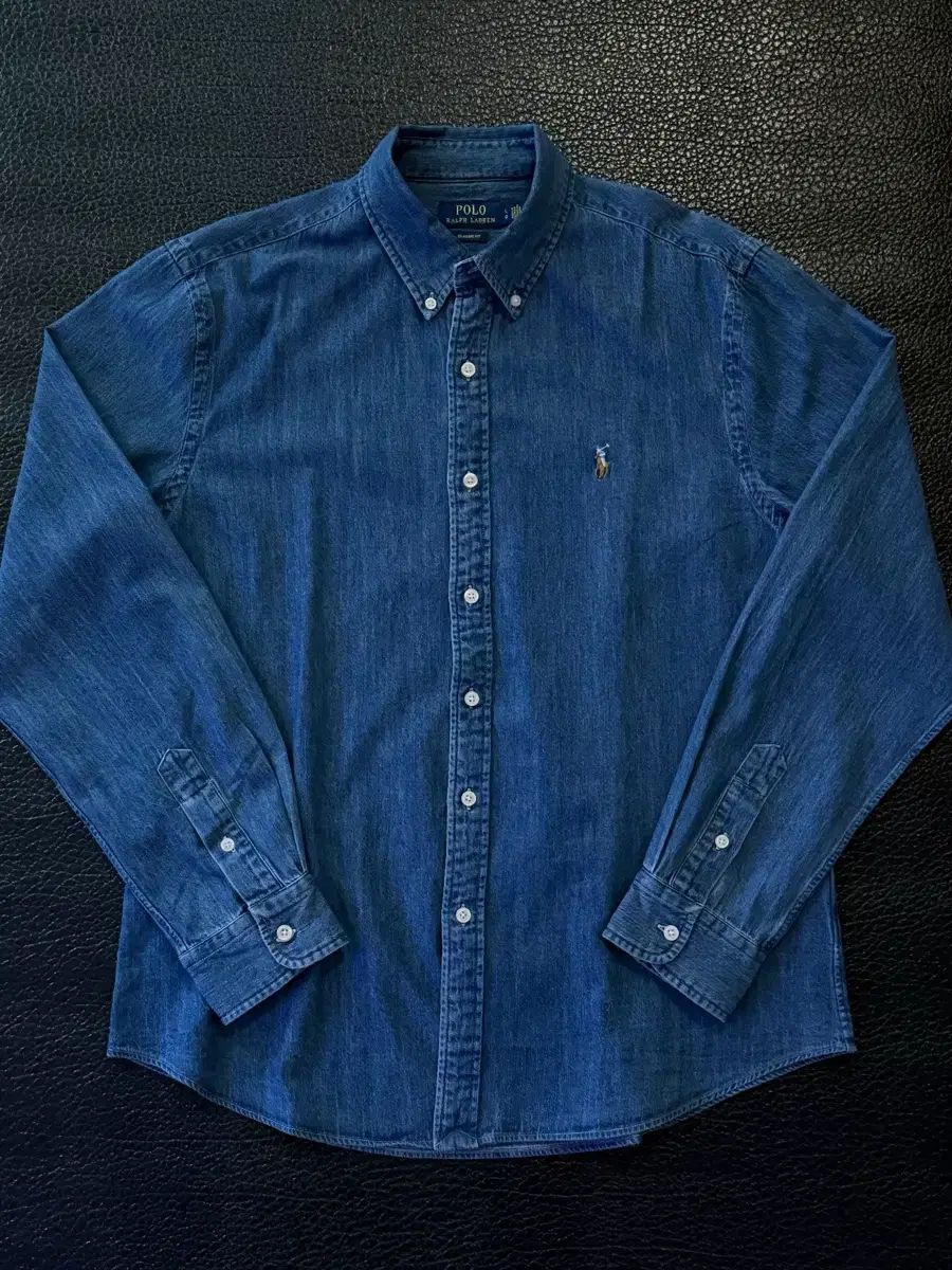 正規品 ポロ デニム シャツ L