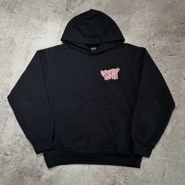 WASTED YOUTH LOGO HOODIE SIZE-M ウェイステッドユース ロゴ