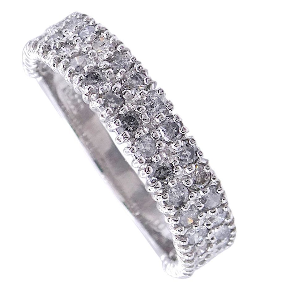 リング Pt900 ダイヤモンド合計 1.00ct ハーフダイヤ以上 15号