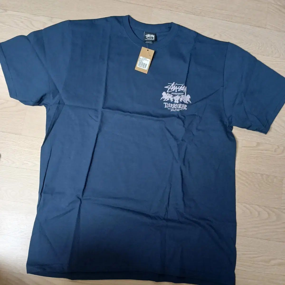 STUSSY ステューシー メンズ 半袖Tシャツ L サイズ ネイビー 新品