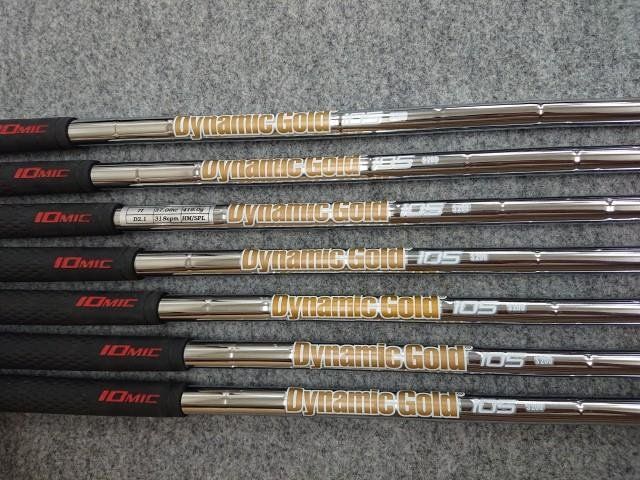 三浦技研 ☆ CB301 7本セット #5-PW GW Dynamic Gold ダイナミック