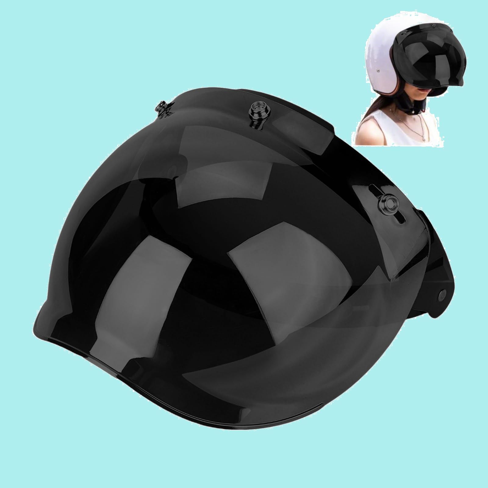 シールド ヘルメット バブルシールド ジェットヘルメット UVカット 