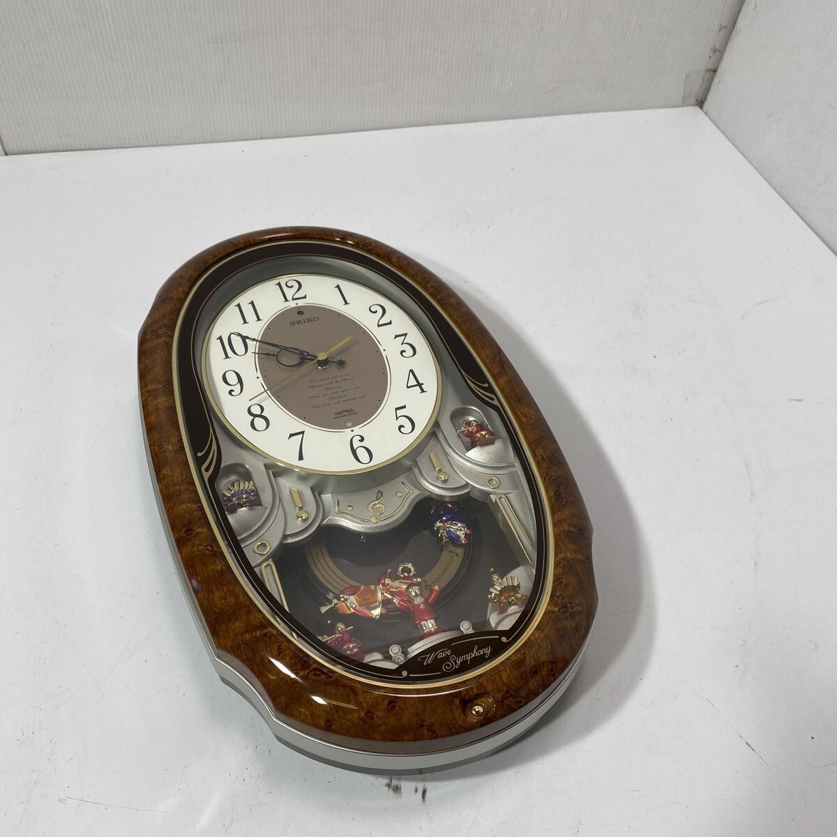 動作確認済み SEIKO からくり時計 AM213B 掛け時計 セイコー Wave 