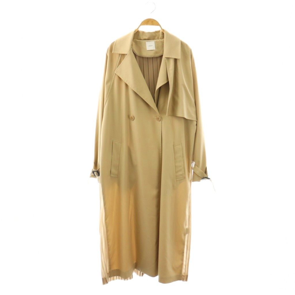 アメリヴィンテージ Ameri VINTAGE シースルーバックプリーツトレンチ