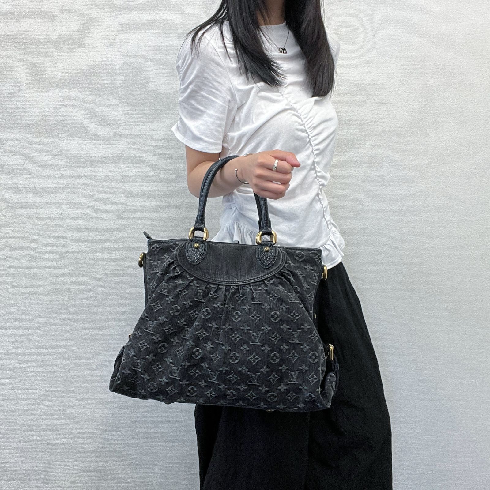 中古】Louis Vuitton ルイヴィトン モノグラム ネオカヴィMM M95351 
