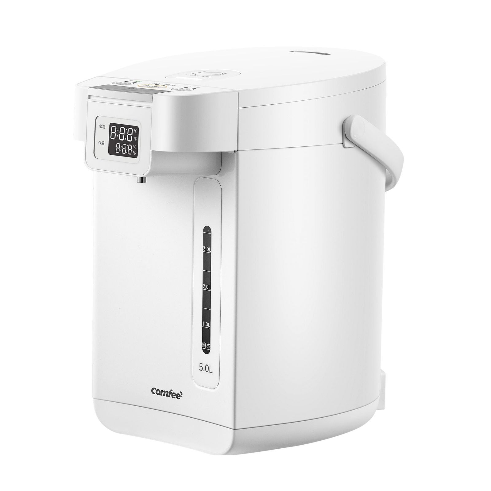 COMFEE' 電気ポット 電動お湯ポット 2.2L マイコン 保温温度調整 安全ロック 湯量選択 機能 省エネ CKW-22SW07A1ma fc63189d