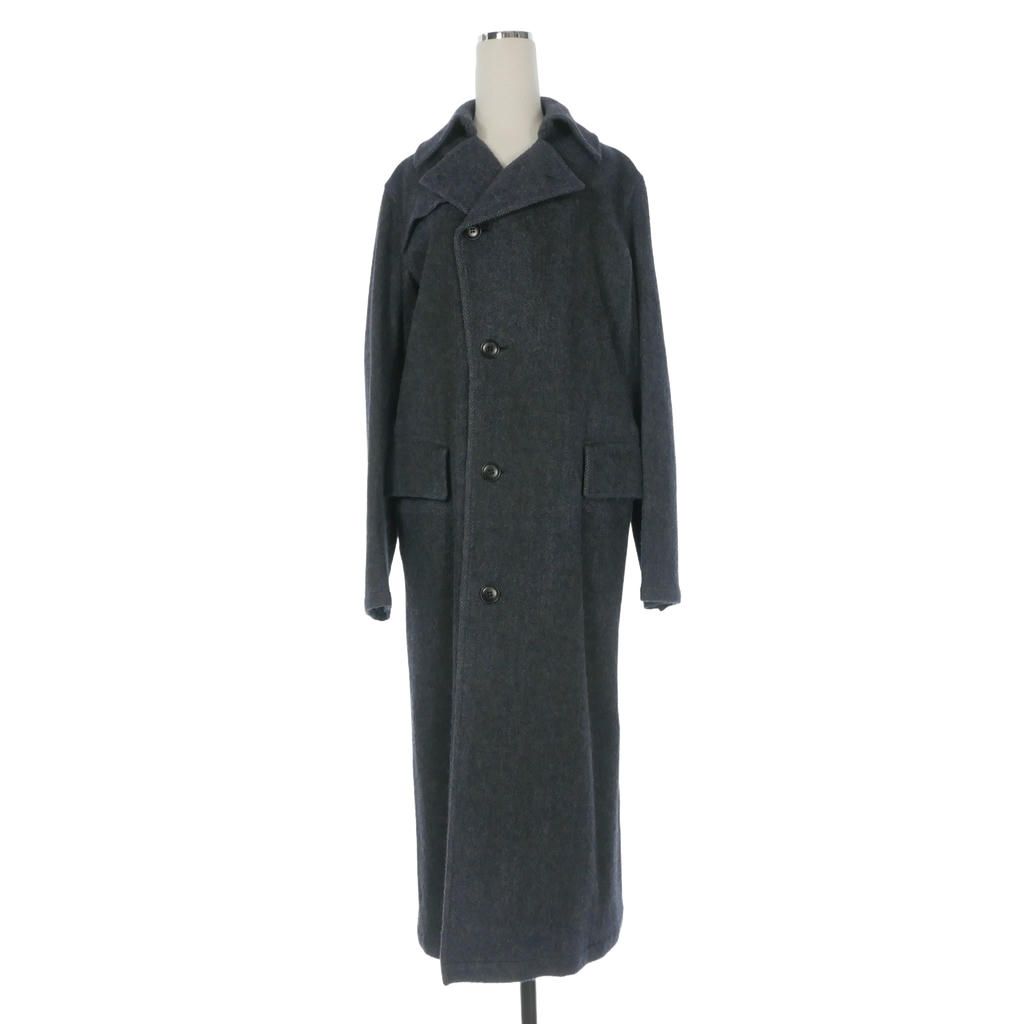 ワイズ Y's ヨウジヤマモト 16AW ツイードコート ジャケット 長袖 1 ネイビー 紺 YR-C12-103