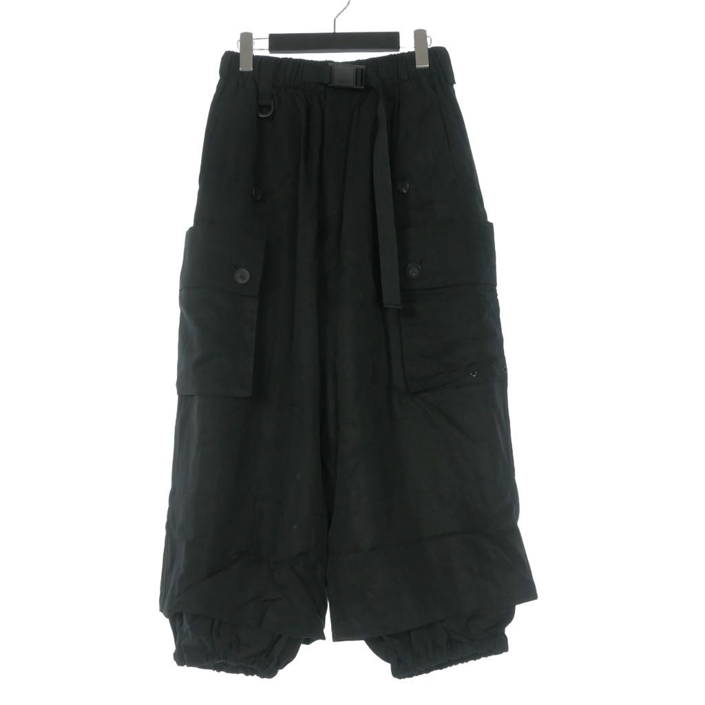 ワイスリー Y-3 ヨウジヤマモト 25SS M WTWILL CRG PN ツイル カーゴパンツ サルエル XS ブラック 黒 JD3523 28,543円