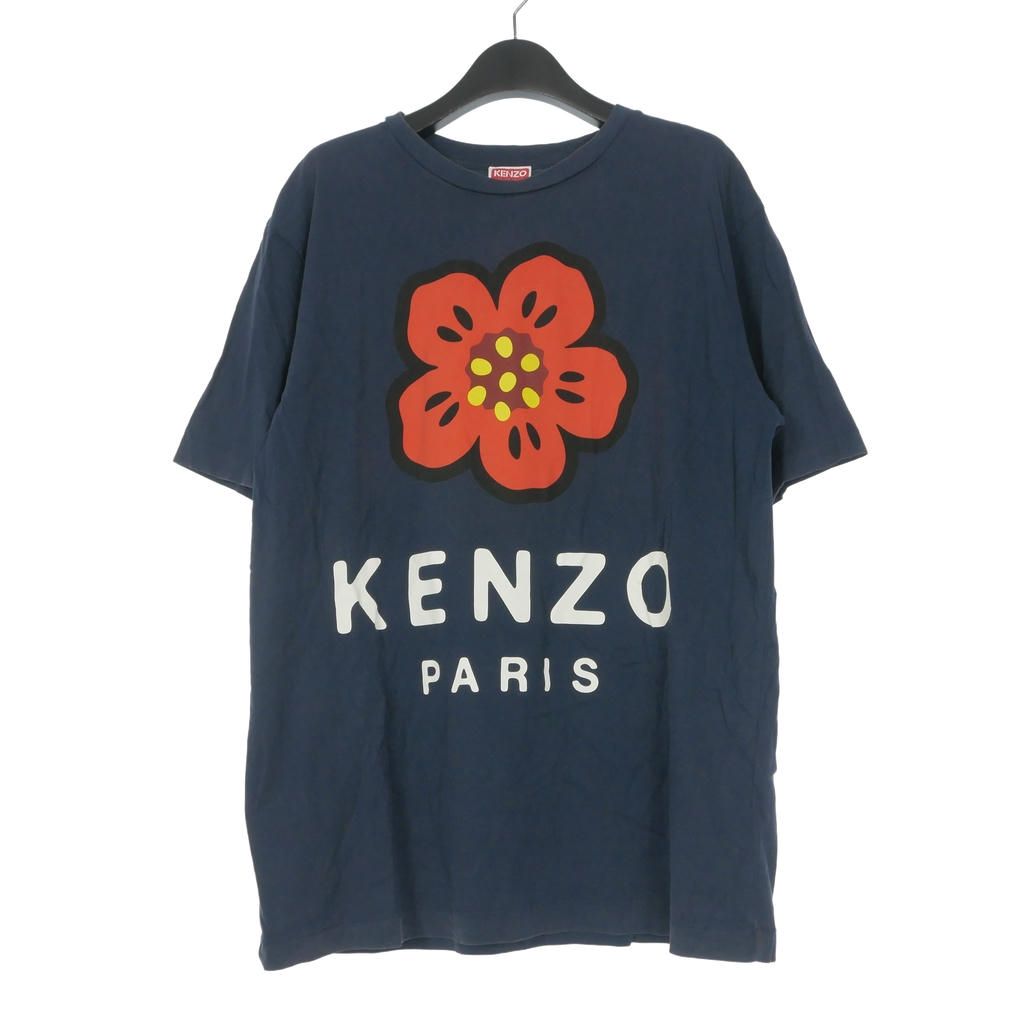 ケンゾー KENZO 22AW BOKE FLOWER プリントTシャツ カットソー 半袖 M ネイビー 紺 FC65TS4074SO 国内正規 8,393円