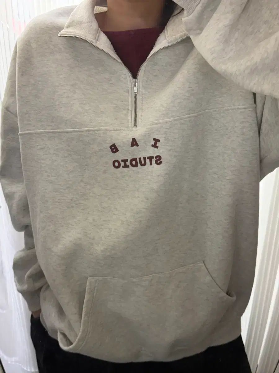 IAB Studio アイエプスタジオ ハーフジップ 2XL