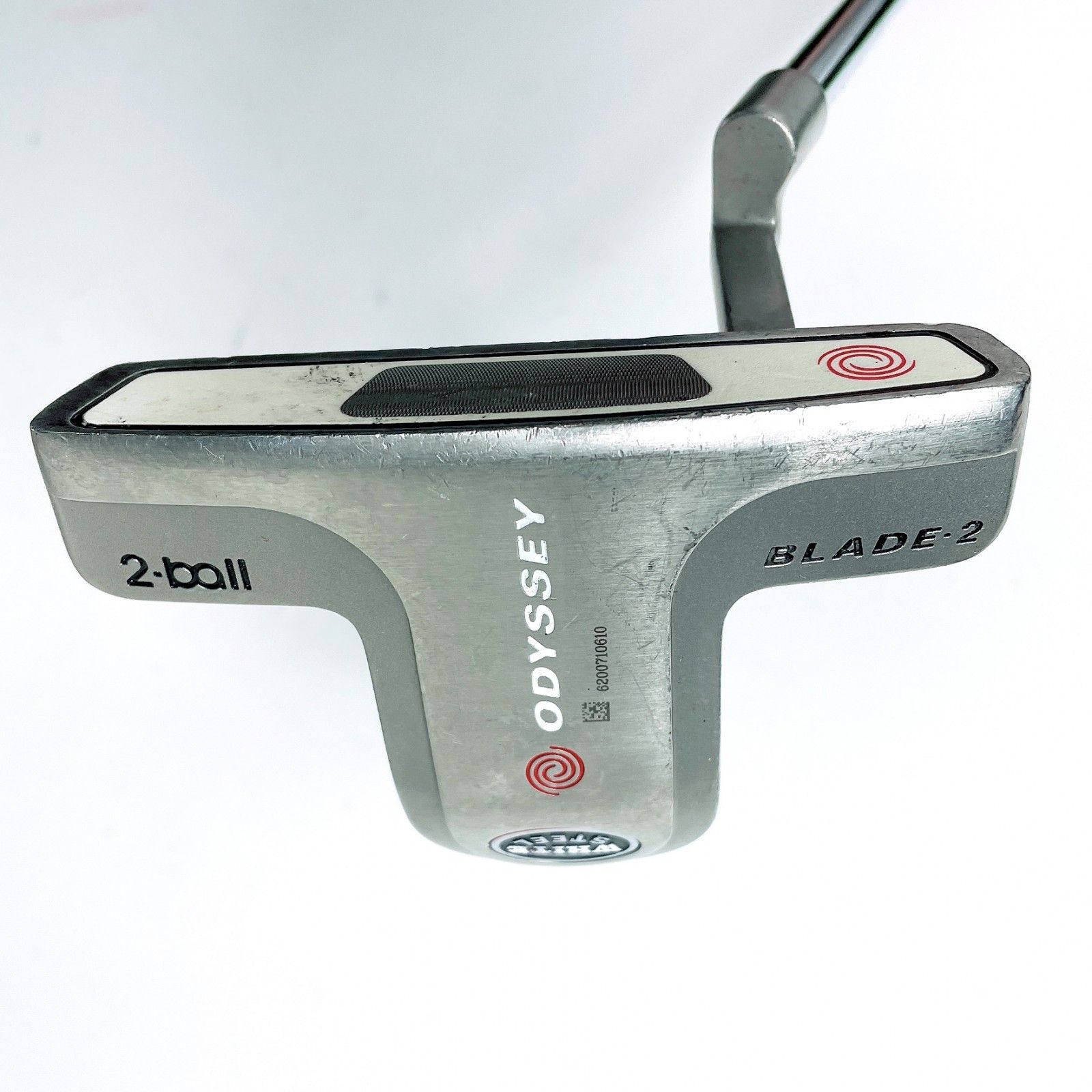 オデッセイ2ball BLADE WHITE STEEL 新品グリップ 31.5 中古】オデッセイ WHITE STEEL 2-ball BLADE-2 PT パター 単品