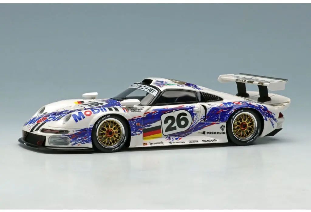 【新品】ミニカー 1/43 Porsche 911 GT1 Le Mans 24h 1996 #26 3位 [EM328B]