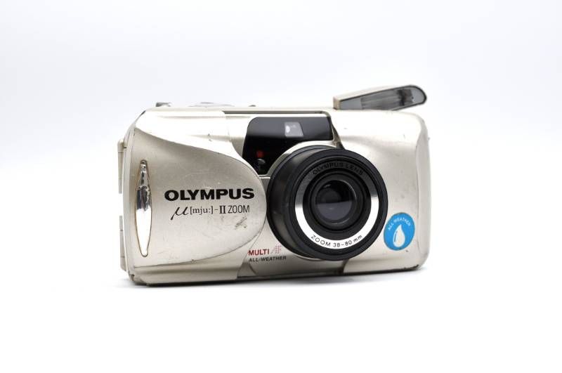 【動作ＯＫ】OLYMPUS μ [mju:] II ZOOM コンパクトフィルムカメラ
