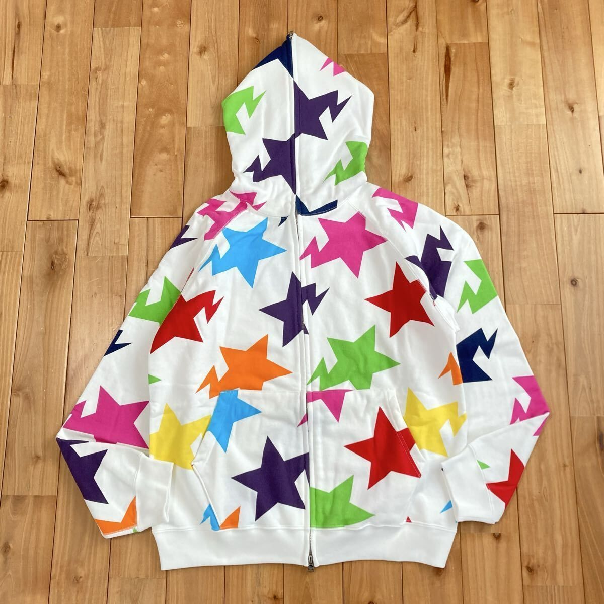 ★新品★ Kanye West 着用モデル BAPE スター パーカー Sサイズ a bathing ape star BAPE STA full zip hoodie エイプ ベイプ NIGO sa0