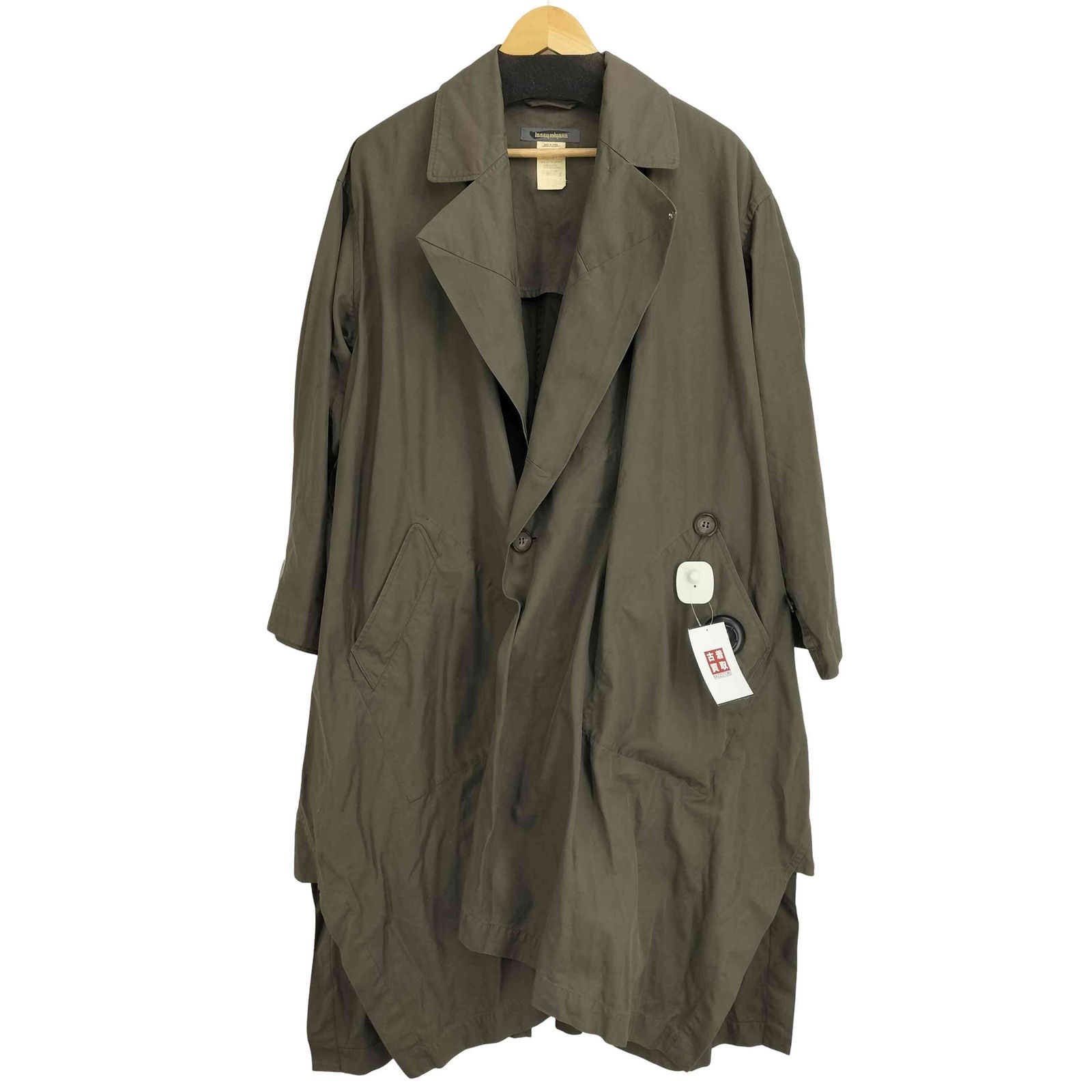 イッセイミヤケ ISSEY MIYAKE 80S 筆タグ トレンチコート メンズ JPN：S