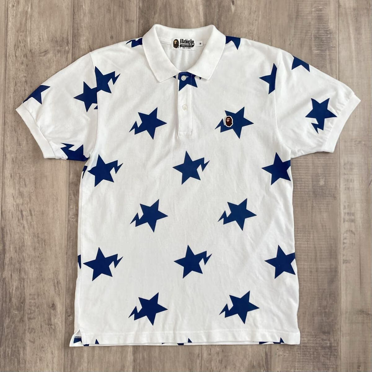 BAPE スター ポロシャツ Mサイズ a bathing ape star BAPE STA BAPESTA エイプ ベイプ アベイシングエイプ NIGO y6682 10,804円