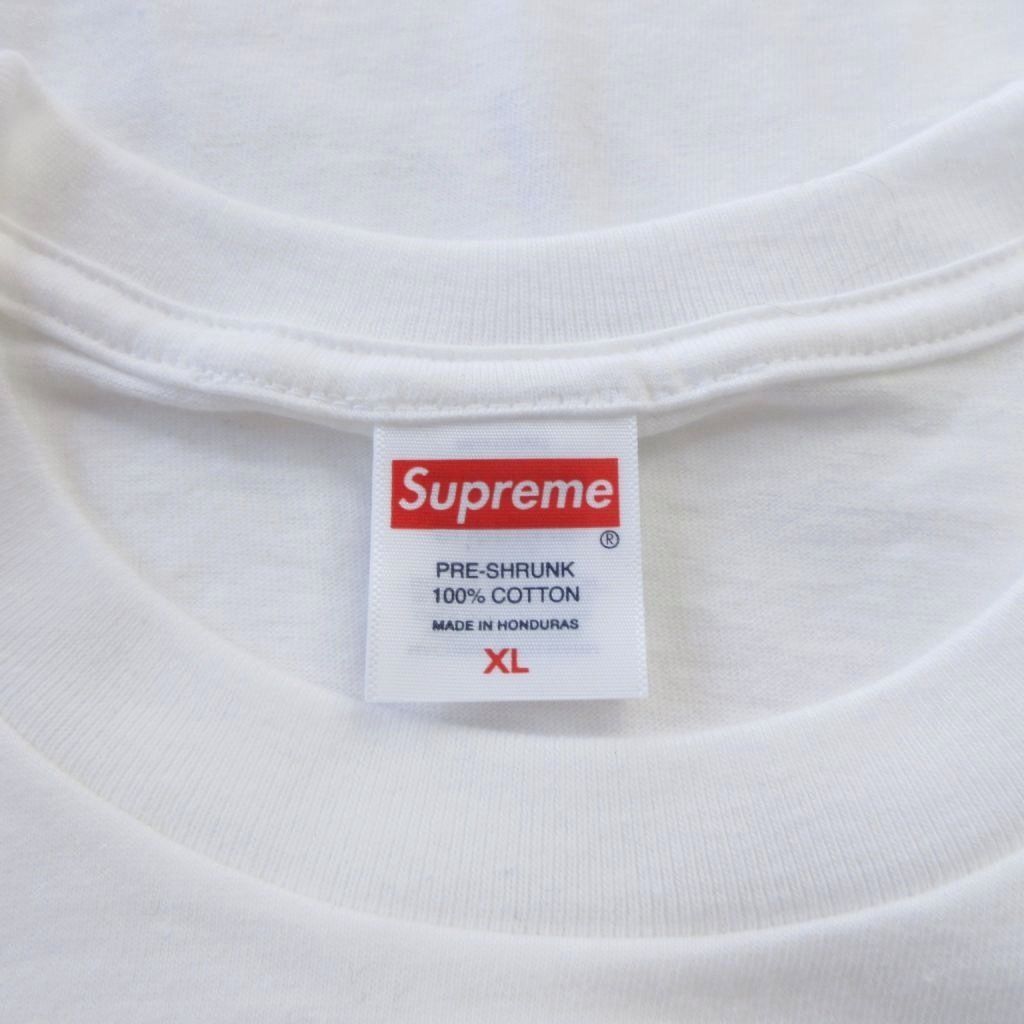 タ*シ様 【美品】Supreme 半袖コットンシャツ　白　XXL シュプリーム SUPREME 美品 26SS Arabic Box Logo S/S Tee Tシャツ