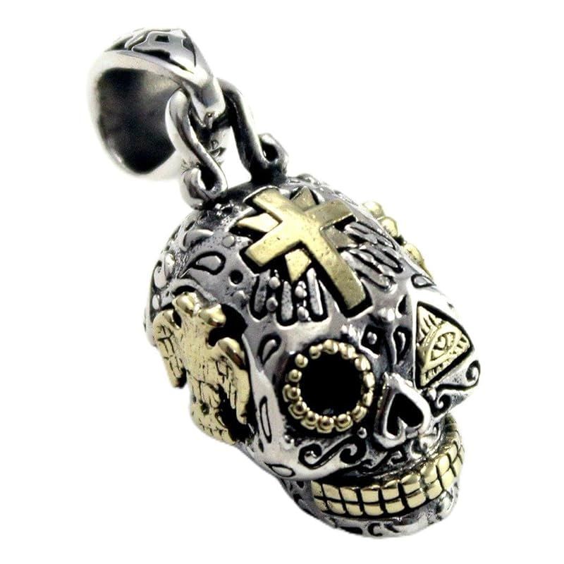 【新品】 goodvibrations メキシカンスカル スカル プロビデンスの目 独眼 ペンダント シルバー