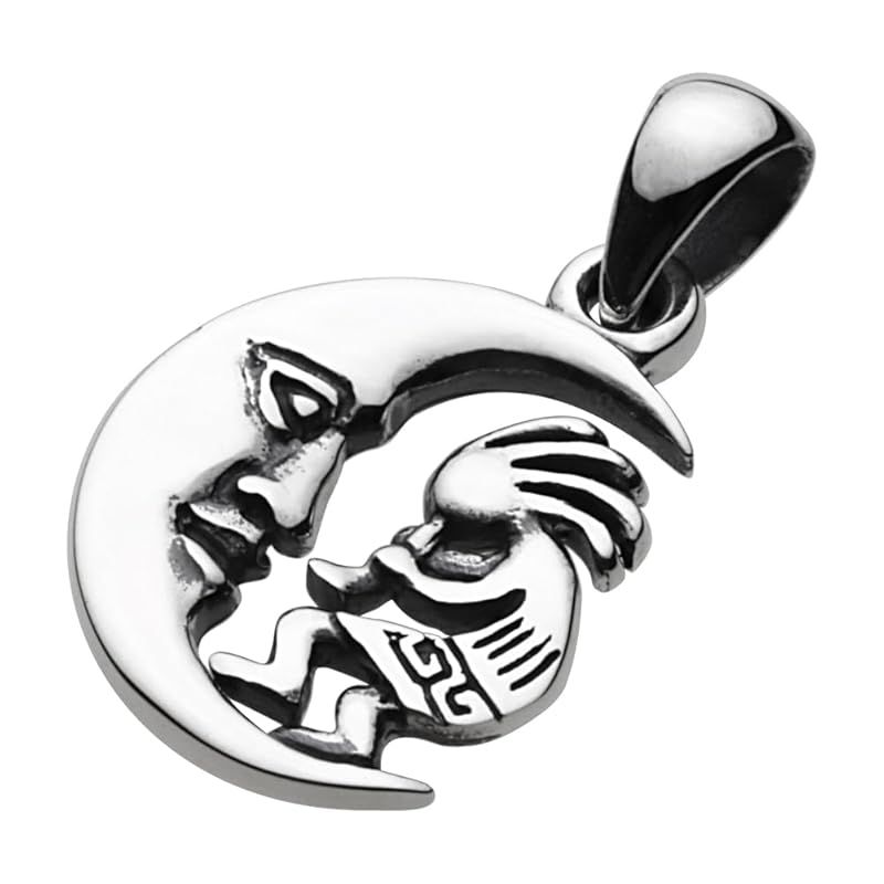 【新品】 [セノーテ] ココペリ 三日月 ペンダント【シルバー925 シルバーアクセサリー】 p0770