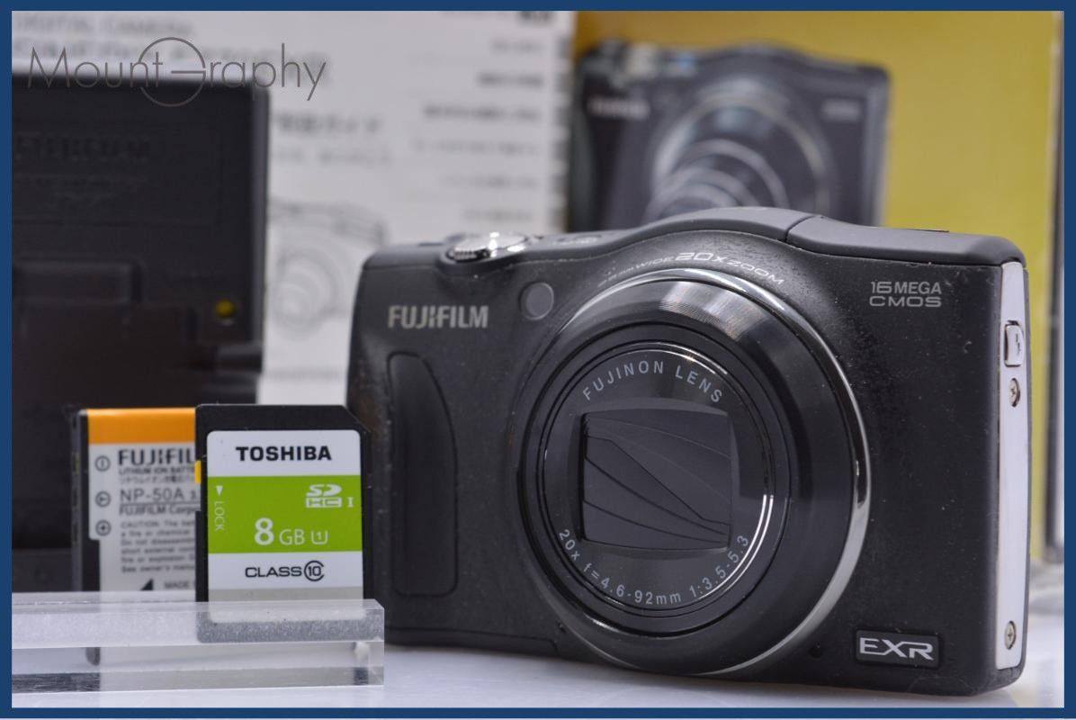 【動作保証】 富士フイルム FUJIFILM FinePix F770EXR 20x 元箱、バッテリー、充電器、メモリーカード、取扱説明書付属 同梱無料 #am7012