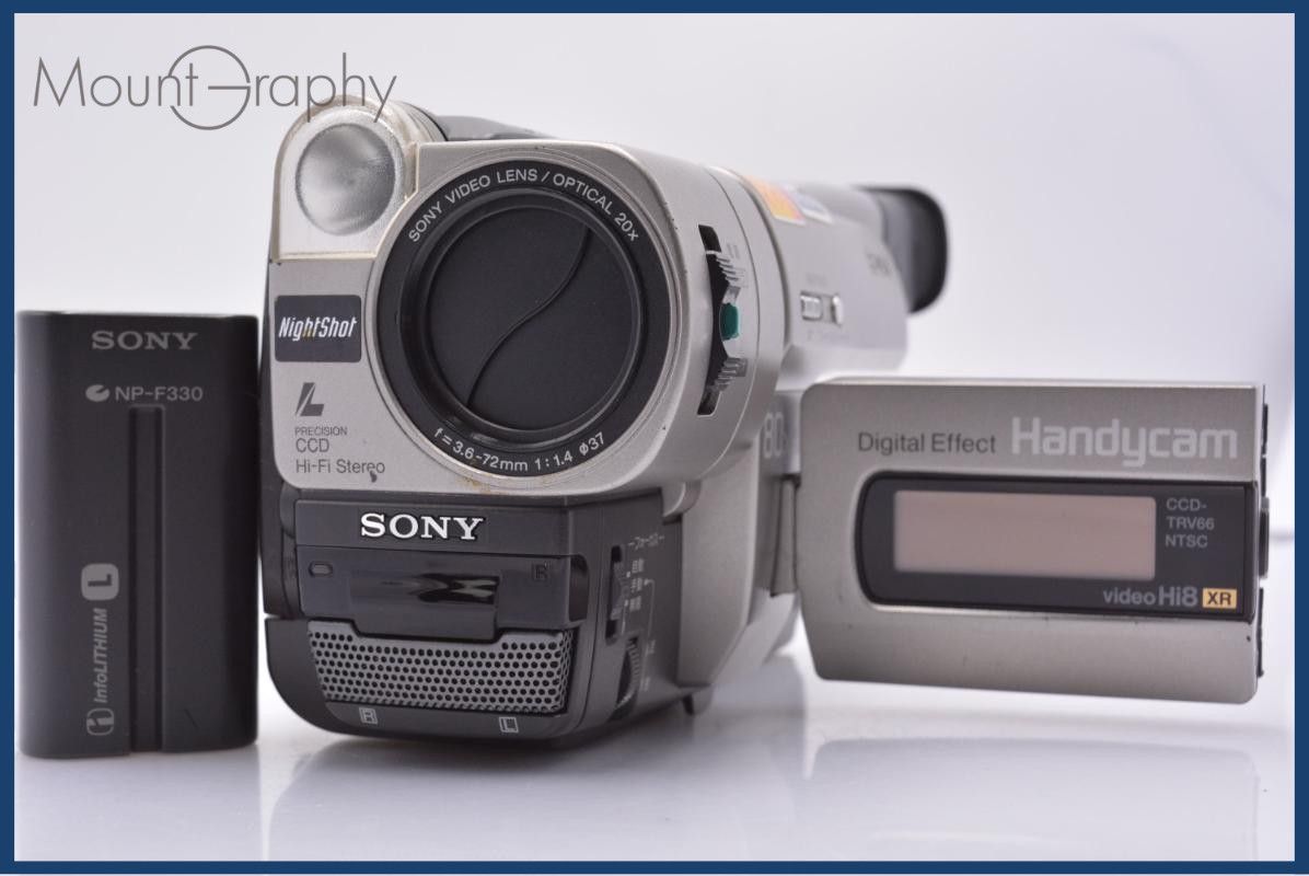 難あり ソニー SONY Handycam video Hi8 CCD-TRV66 20x バッテリー付属 同梱無料 #am7015