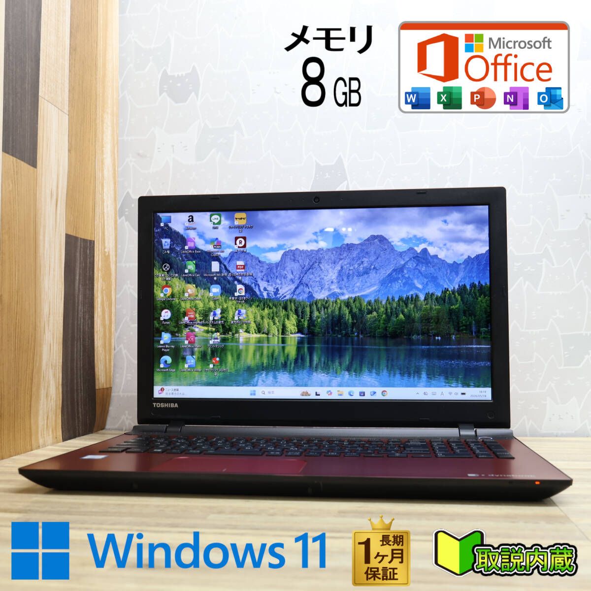 T45/U Core i3-6100U 8GB/160GB Webカメラ Win11 Office - メルカリ