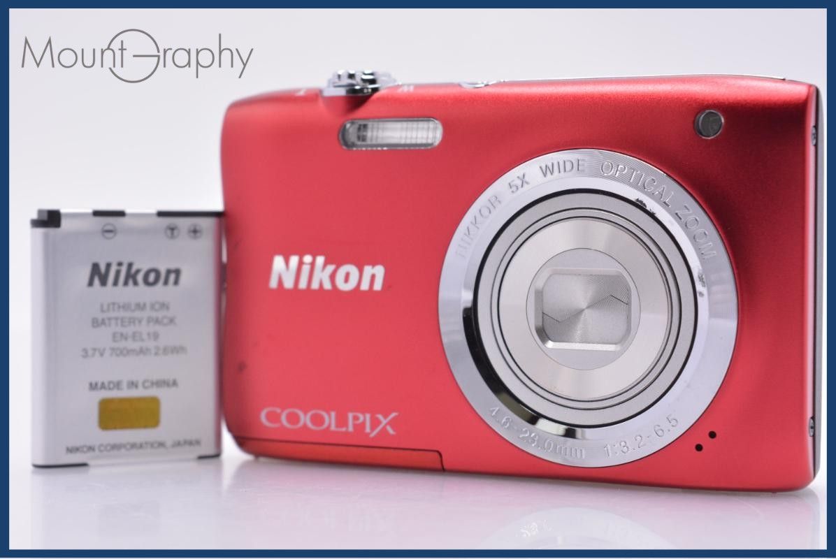 【動作保証】 ニコン Nikon COOLPIX S2900 5x バッテリー付属 同梱無料 #am7023