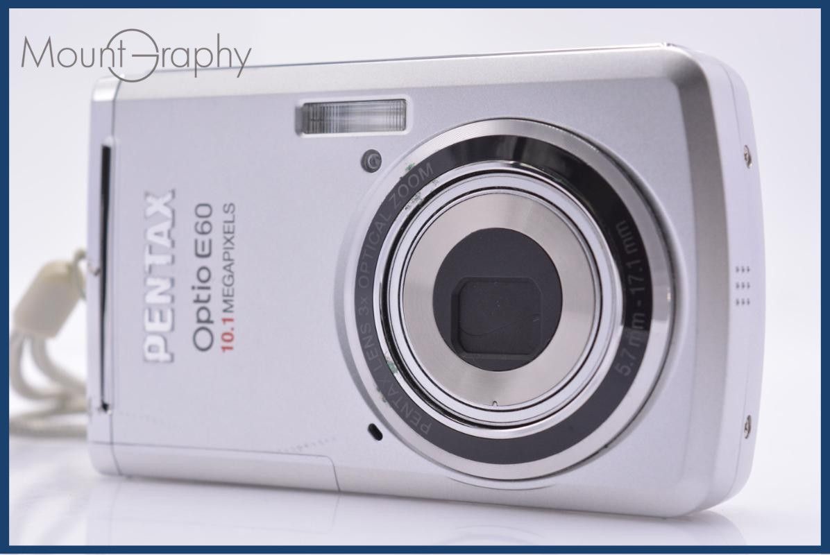 【動作保証】 ペンタックス PENTAX Optio E60 3x 単三電池仕様 同梱無料 #am7037
