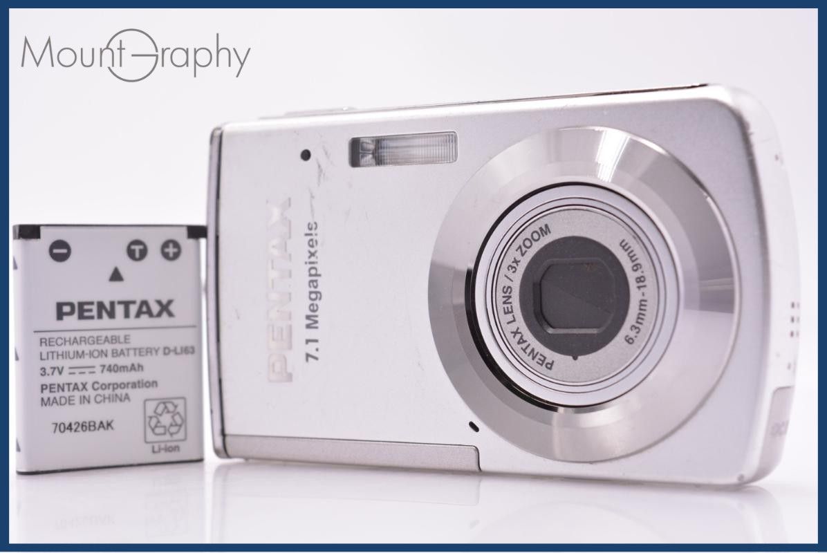 【動作保証】 ペンタックス PENTAX Optio M30 3x バッテリー付属 同梱無料 #am7133