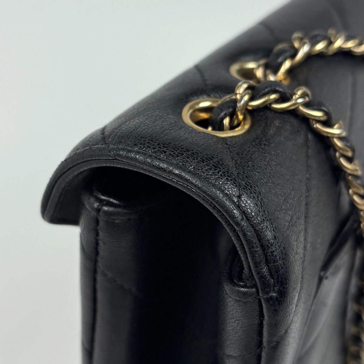 シャネル CHANEL Vステッチ チェーン ショルダーバッグ ココマーク 