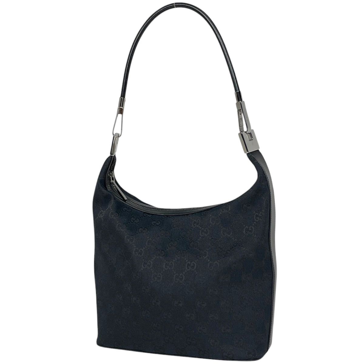 グッチ GUCCI GG柄 ショルダーバッグ GGキャンバス ブラック 0013814 レディース 【中古】