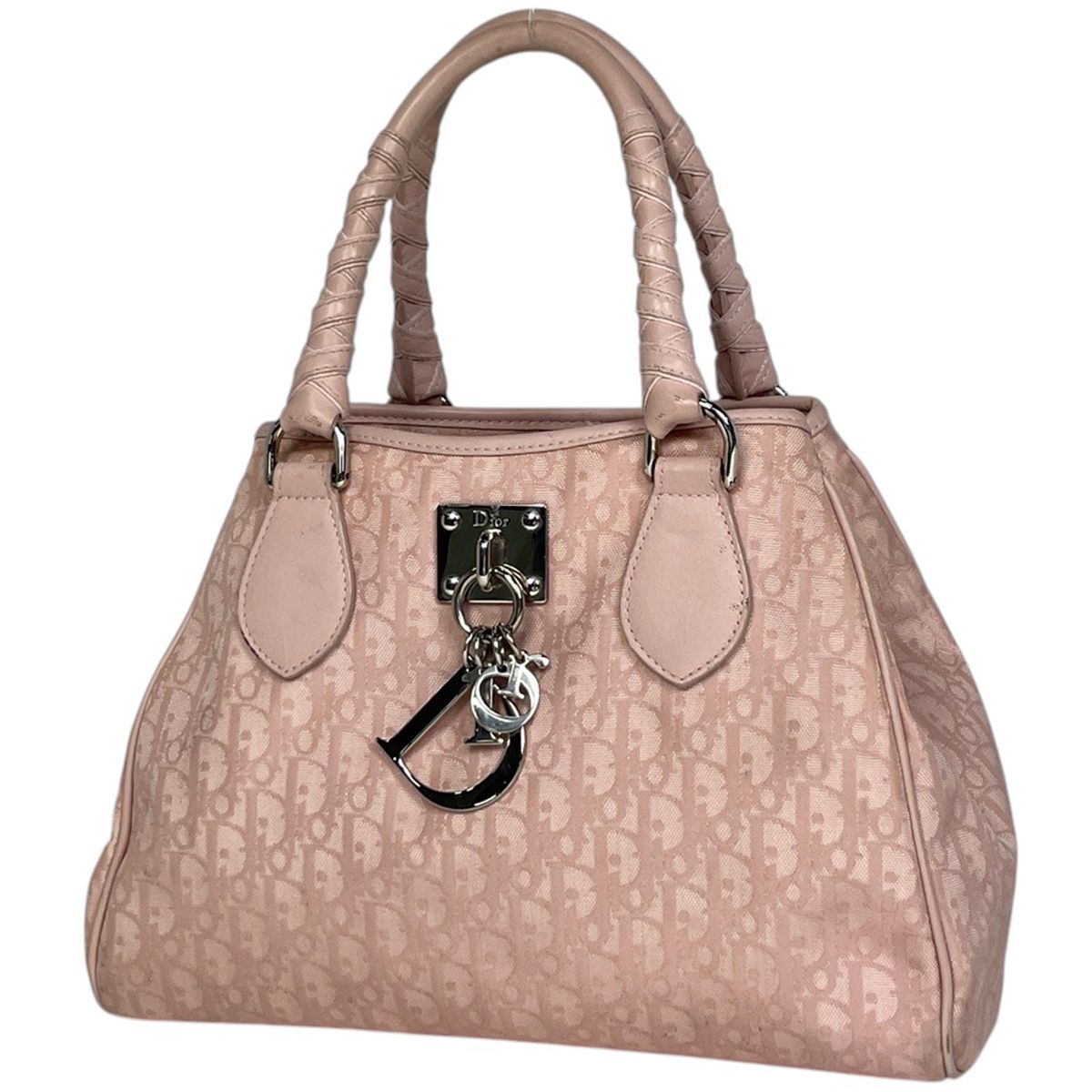 クリスチャンディオール Christian Dior トロッター柄 ラブリー トート