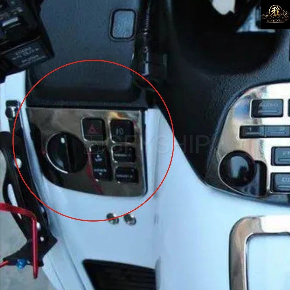 ホンダ ゴールドウイング GL1800 2001～2010 ゴールドウイング 1800 モーターサイクル 左右コントロールパネルアクセント