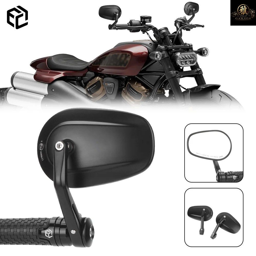 ハーレー スポーツスター S RH1250S ナイトスター RH975 オートバイ用バーエンドハンドルバーミラー