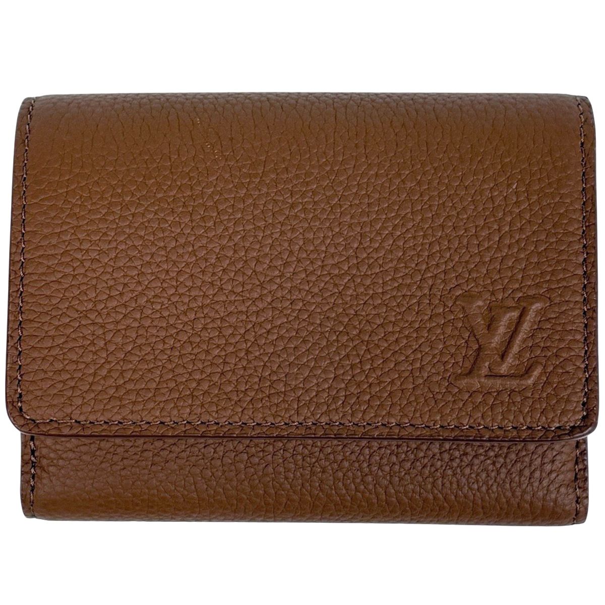 ルイ・ヴィトン Louis Vuitton ヴィクター ウォレット LVアエログラム 三つ折り財布 レザー タン M25957 メンズ 【中古】 55,000円